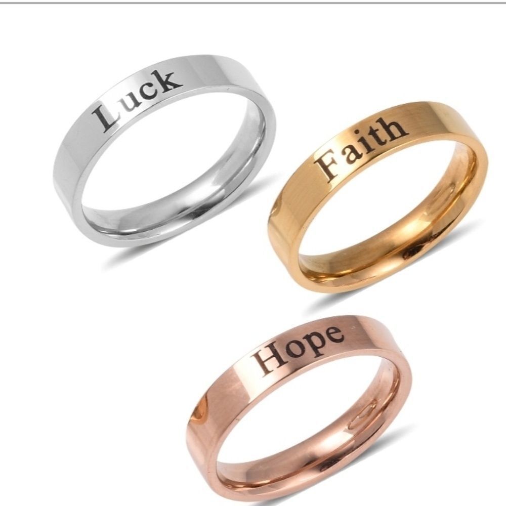 Set of 3 Band Rings